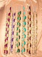 3 pieces/set Bohemian Acrylic Bamboo Beads Choker Necklace Set for Women Chunky Tube Necklaces 2024 Accessories Jewelry