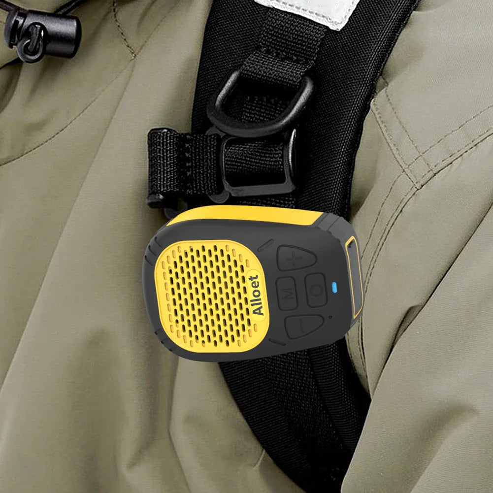 Wearable Bluetooth-Compatible5.3 Speaker with Strap Magnetic Clip-On Wireless Portable Speakers Small Speaker for Cycling/Hiking Lootquake LLC