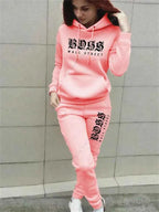 Women's Luxury Hoodie & Sweatpant Tracksuit THRIXINE
