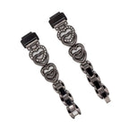 Fitbit Inspire 3 Steel Heart Design Band – Elegant Stainless Steel Strap - SJB-DIAMOND ELITES