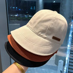 Women's Foldable Sunhat Summer Outdoor Beach Fisherman Hat Sunscreen UV Protection Cap Adjustable Cotton Wide Brim Bucket Caps