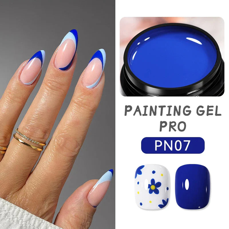 BORN PRETTY Metallic Painting Gel Gold Silver Mirror Effect Nail Polish Super Bright Drawing Line French Nail UV Painting Varnis Lootquake LLC