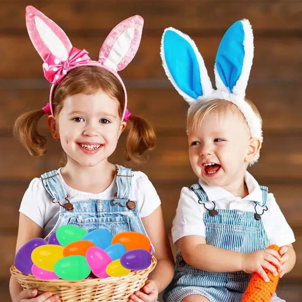 20/10PCS Colorful Easter Eggs Fillable Plastic Eggs Creative Easter Gift Box Children's Toys Wedding Birthday Party Decoration Lootquake LLC