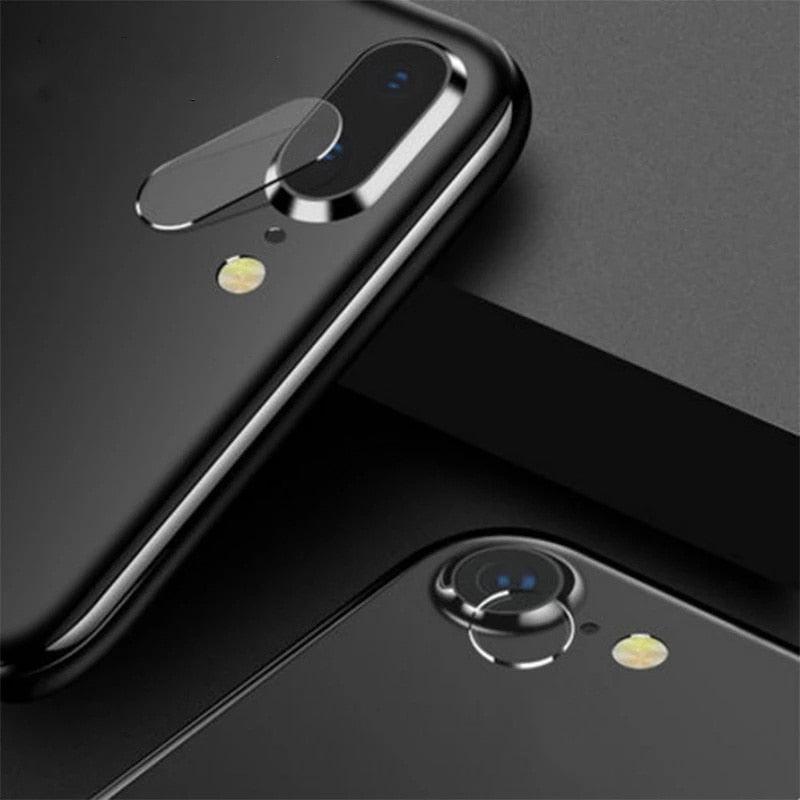 2pcs Camera Lens Protective Protector Cover for IPhone on X 8Plus 7Plus 6 6S 7 8 10 XR Xs Max Tempered Glass Film 9H Tempered Glass Camera Lens Protection Stevvex