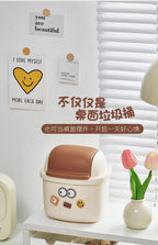 DIY Desktop Trash Can Creative with High Aesthetic Value Car Storage Bin Kitchen and Restaurant Desktop Garbage Disposal Lootquake LLC