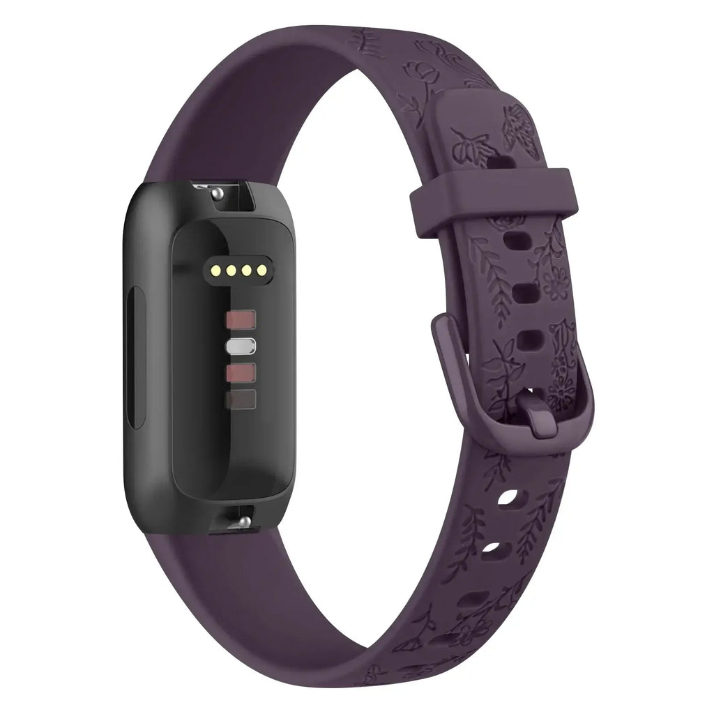 Fitbit Inspire 3 Silicone Band with Designs – Stylish Patterned Strap - SJB-DIAMOND ELITES