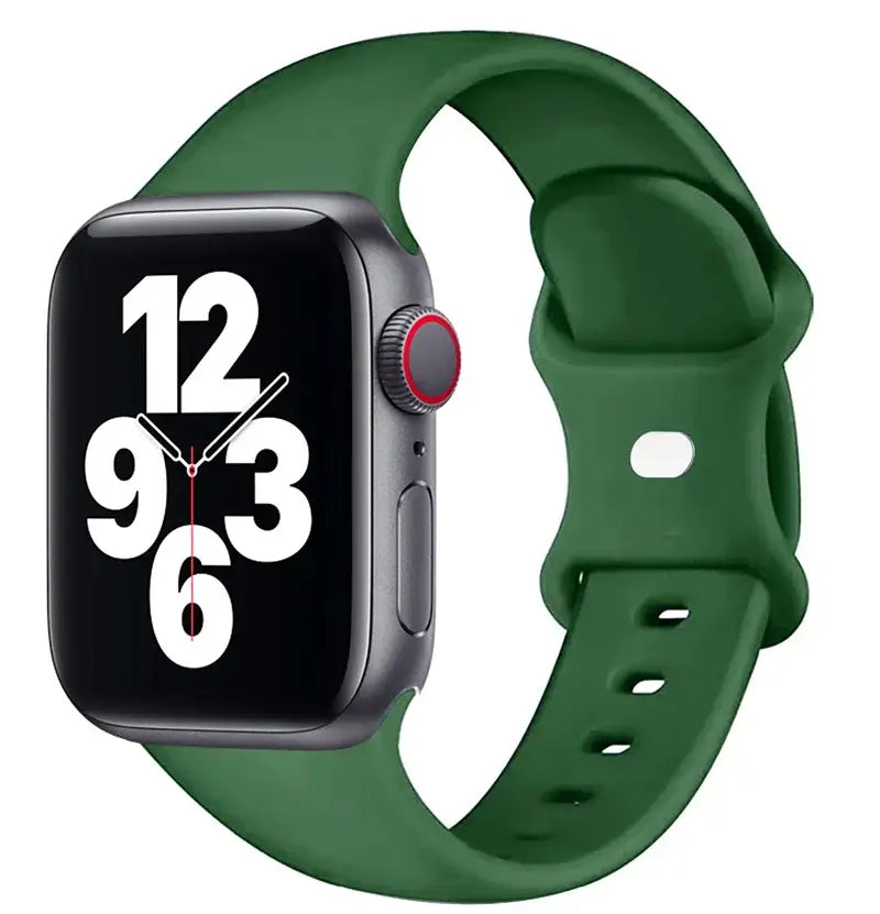 Apple Watch Silicone Band - Soft Waterproof Flexible Strap - SJB-DIAMOND ELITES