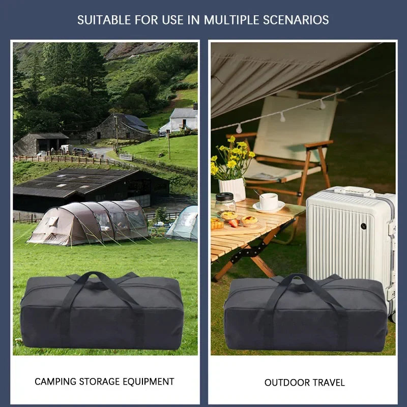 Sturdy Oxford Cloth Outdoor Waterproof Mobile Luggage Bag Laundry Shopping Bag Non-Woven Cube Home Storage And Packaging Tools Lootquake LLC