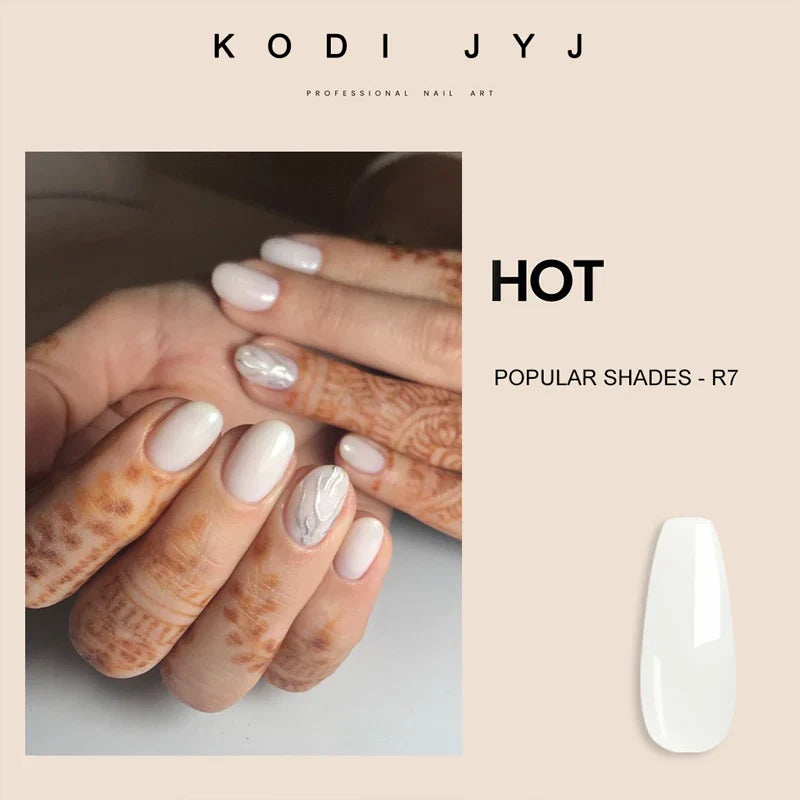 Milky White Rubber Base Gel Polish Nude Pink Base for Gel Varnish Semipermanent Natural Color Gellac Nails Art uv led Enamel Lak Lootquake LLC