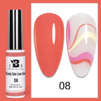 5ML Gold Silver Metallic Liner Paint Gel Polish Chrome Mirror Metal Effect Super Bright French UV LED Semi Permanent Nail Gel Lootquake LLC