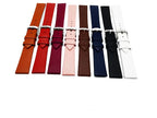 Polar Calf Leather Watch Band for Smartwatch - Genuine Leather, Silver Buckle