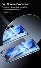 4PCS Film For iPhone 13 12 11 14 Pro Max Full Cover Screen Protector For iPhone X XR XS Max 6 7 8 14 Plus SE Not Glass Anti-Scratch Shockproof Protection Screen Cover Shield Stevvex