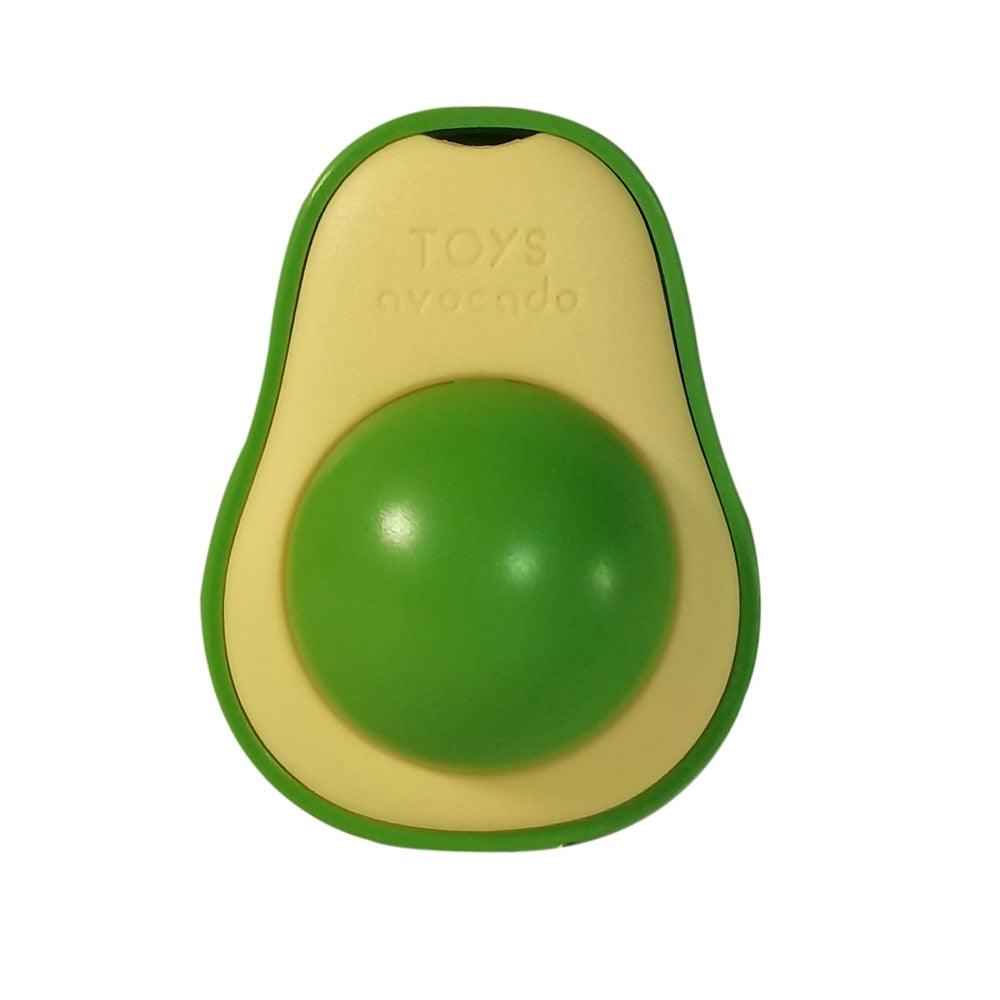 Avocado Wall Ball Cat Toys Edible Licking Balls Snack Healthy Rotatable Treats Toys Kitten Supplies Teeth Cleaning Totaling Catnip Wall Ball Toys Stevvex