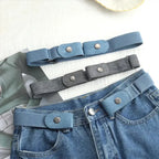 Buckle-Free Invisible Elastic Belt Adjustable Stretch Waist Band for Women Men Jean Pants Dress No Buckle Easy to Wear