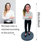 Customize personalized big head sculptures to prepare Christmas and birthday gifts for family and friends, requiring a full body