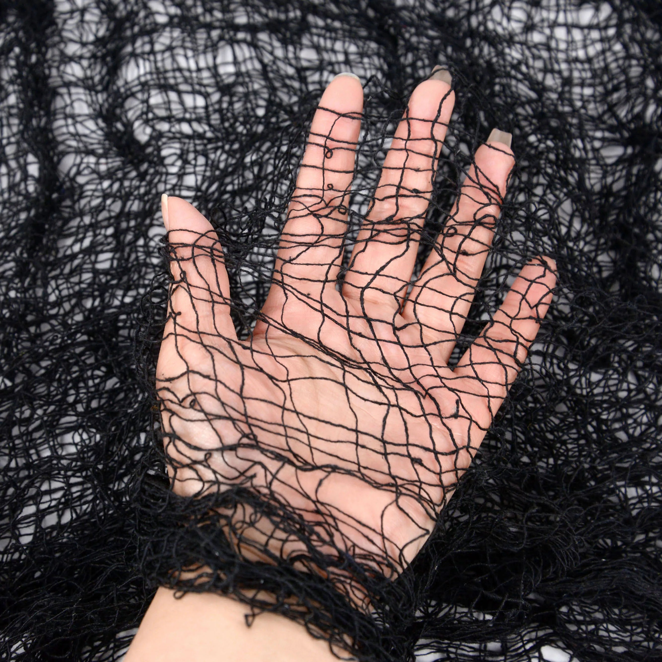 2M/4M Halloween Decorations Black Creepy Gauze Cloth Window Table Door Net Spooky Fancy Dress Party Haunted House Wall DIY Decor