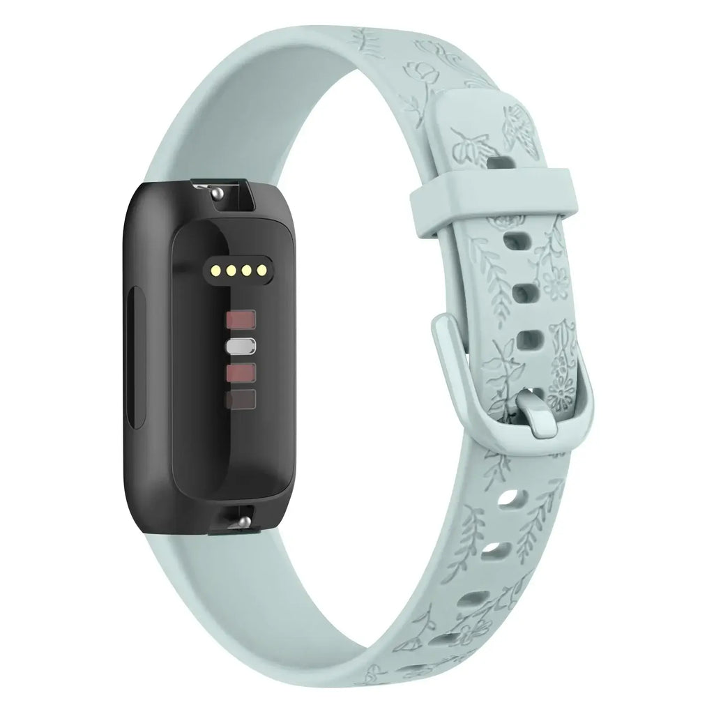 Fitbit Inspire 3 Silicone Band with Designs – Stylish Patterned Strap - SJB-DIAMOND ELITES