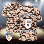 2025 Custom Photo Face Name Hawaiian Shirt Personalized Diy Text Beach Shirt Gift Mens Designer Shirts Customize Club Jersey Lootquake LLC