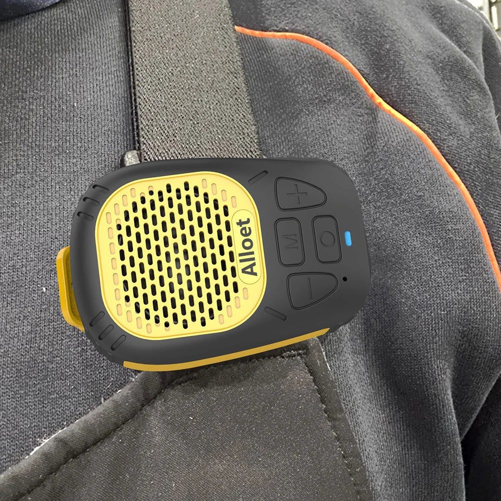 Wearable Bluetooth-Compatible5.3 Speaker with Strap Magnetic Clip-On Wireless Portable Speakers Small Speaker for Cycling/Hiking Lootquake LLC