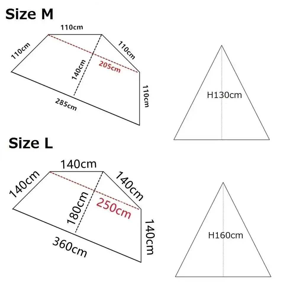 Ultralight Pyramid Tent‘s Inner Tent Outdoor Rodless Summer Mesh Tent Portable Backpacking Hiking Camping Teepee Inside Tent