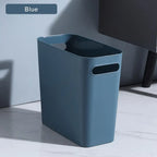 Slim Large Trash Can Wastebasket Garbage Container High-Capacity for Bedroom Kitchen Office Storage Bin Orange Lootquake LLC