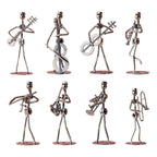 Musical Man Statue Musician Tabletop Figurine for Tabletop Spring Office Lootquake LLC