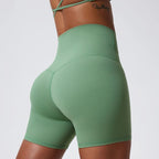 Ultra Comfort High-Waist Yoga Shorts THRIXINE