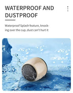 Mini Bluetooth Speaker HD Sound with Bass Smallest Wireless Speaker for Phone PC Tablet with Selfie Button Call Function Cute Lootquake LLC