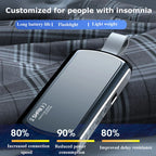 Wireless Bone Conduction Speaker Bluetooth 5.2 Under Pillow Noise Reduction Speaker Stereo Music Player with Flashlight Sleep Lootquake LLC