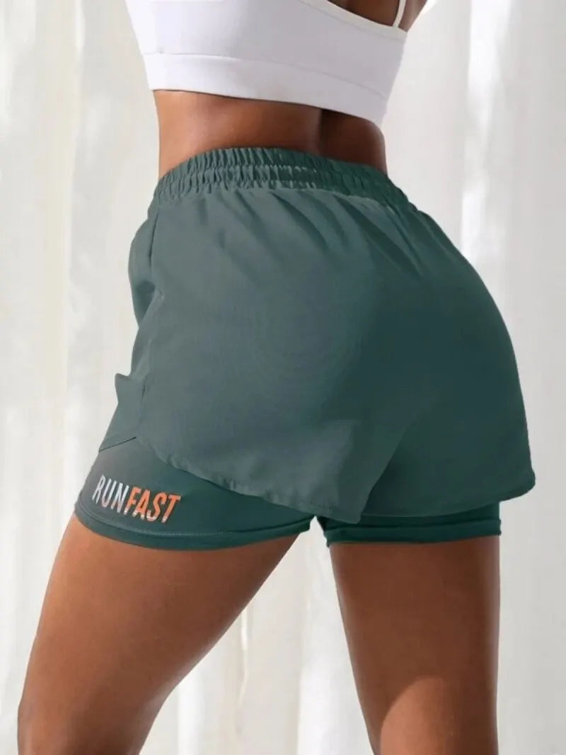 FlexFit High Rise Yoga Shorts THRIXINE