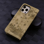 Luxury Leather Flip Phone Case For iPhone 14 13 Pro Max 11 12 Mini XR X XS Max Magnetic Wallet Bracket Cover PU Leather Stylish Case with Credit Card Holder Flip Drop Protection Shockproof Phone Cover Stevvex