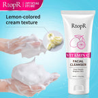 Vitamin C Face Cleanser Deep Cleansing Acne Oil Control Cleans Pores Whitening Skin Cleanses Cuticle Skin Care Face Cleansing Lootquake LLC