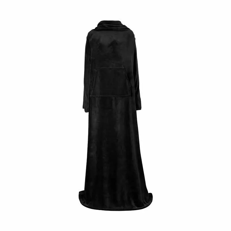 Home Wearable Adult Blanket Large Pocket Multifunctional Lazy Sleeve Blanket Antistatic Flannel Blanket TV Sofa Blanket Lootquake LLC