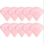 Wholesale 10/ 12 Pcs Triangle Powder Puff Wet Dry Use For Loose Powder Liquid Cosmetic Soft Plush Powder Puff Makeup Foundation Lootquake LLC