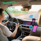 Bluetooth 5.4 Speaker Handsfree Car Kit Sun Visor Clip Wireless Audio Receiver Speakerphone Loud Music Player Dual Microphone Lootquake LLC
