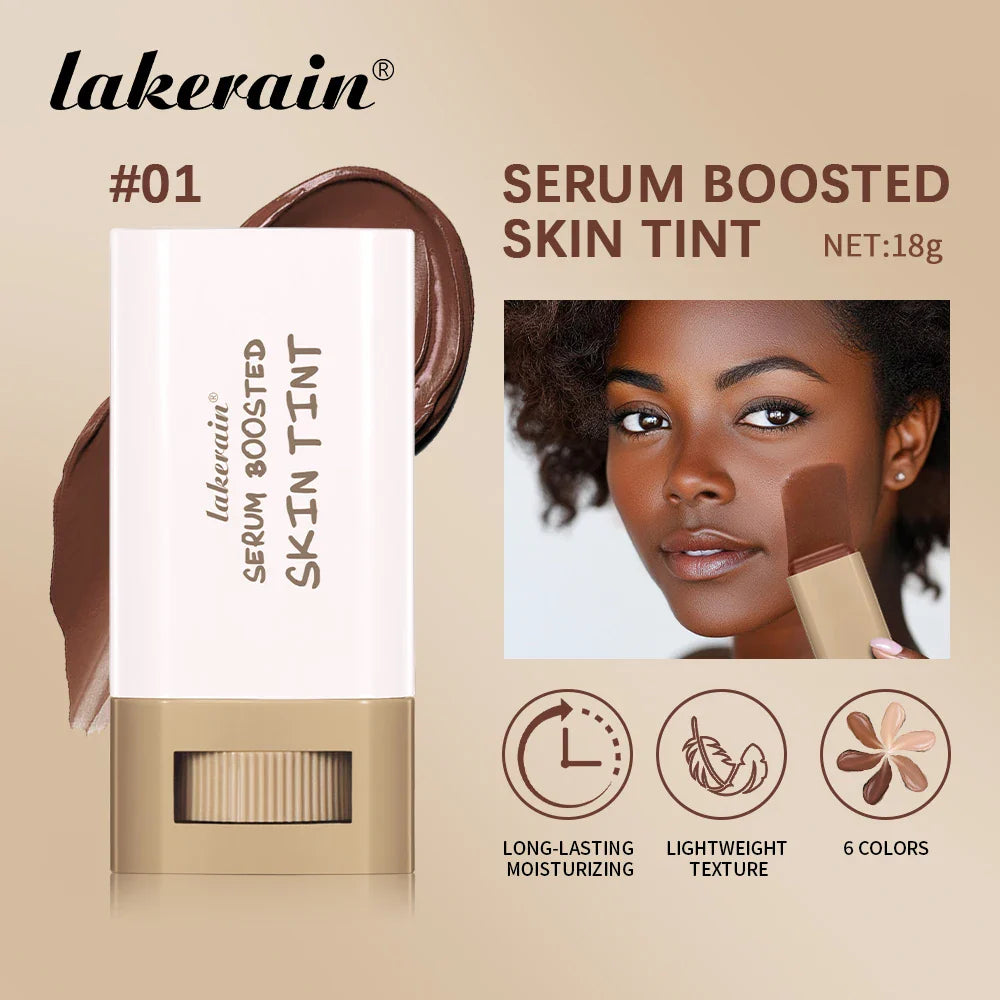 Eraser Foundation Stick Stick Serum Boosted Skin Tint Foundation Stick Smooth Plumper Hight Coverage Travel Flawless Foundation Lootquake LLC