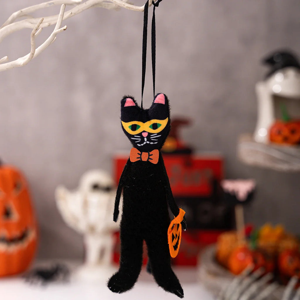 Halloween Hanging Decor - Spooky Black Cat Pumpkin Ghost Skull Ornament for Home Party Lootquake LLC