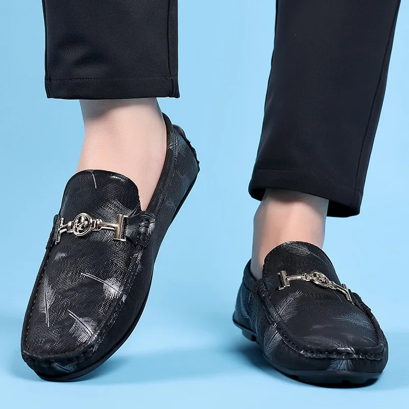 MAEDEF Men‘s High Quality Slip on Loafers 2024 Classics Fashion Leather Casual Male Shoe Comfortable Outdoor Driving Flats Shoes Lootquake LLC