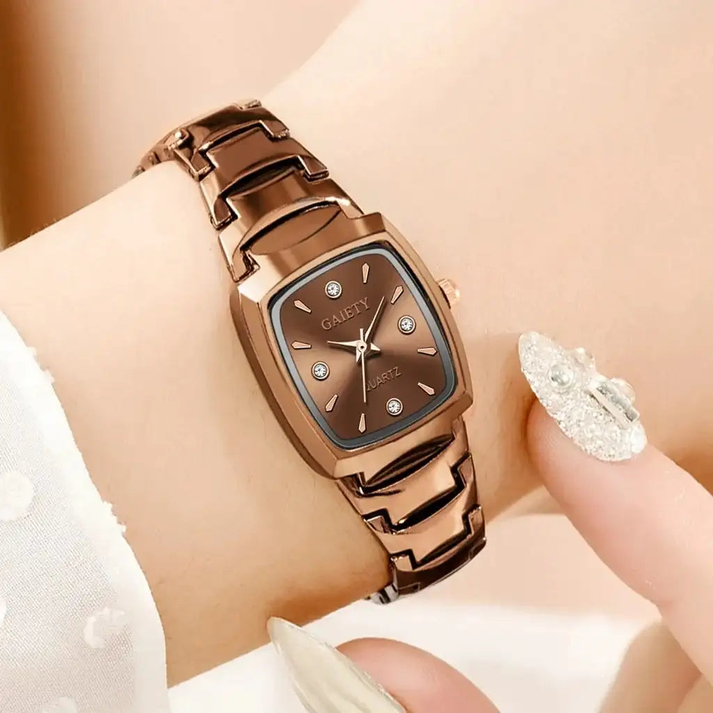 2024 Ladies Fashion Casual Quartz Watch Women Business Stainless Steel Strap Watch Women's Watch Clock Leisure Reloj Mujer