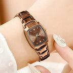 2024 Ladies Fashion Casual Quartz Watch Women Business Stainless Steel Strap Watch Women's Watch Clock Leisure Reloj Mujer