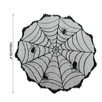 Halloween Decoration Lace Spider Web Skeleton Skull Tablecloth Black Fireplace Mantel Scarf Event Party Decoration Supplies Lootquake LLC