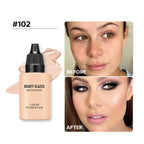 Flawless All Day: 9 Color Waterproof Concealer Foundation For Women Makeup Full Coverage Long Lasting Moisturizing Lootquake LLC