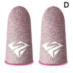 2pcs Fingertip Sleeve Esports Gloves For PUBG Gamer Sweatproof Anti-slip Touch Screen Hand Grip Finger Cot Gaming Finger Cover