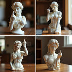 Statue Of Vienna Goddess Funny Goddess Statue 3D Resin Craft Ornaments Unique Design Cultural Symbol Office Home Decoration 2025