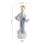 Reative Ceramics Character Sculpture Christian Catholic Madonna Jesus Church Character Statue Home Decoration