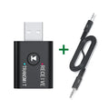2 In 1 Bluetooth 5.0 Audio Receiver Transmitter 3.5mm AUX USB Stereo Music Wireless Adapter With Mic For Car Kit Speaker TV PC Lootquake LLC