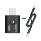 2 In 1 Bluetooth 5.0 Audio Receiver Transmitter 3.5mm AUX USB Stereo Music Wireless Adapter With Mic For Car Kit Speaker TV PC Lootquake LLC