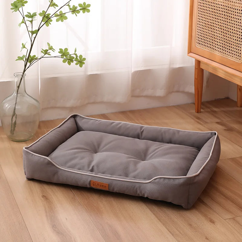 Waterproof Dog Bed 600D Oxford Pet Dogs Beds for All Seasons Thickened PP Cotton Filling Bite-resistant Pet Mat Dog Accessories Lootquake LLC