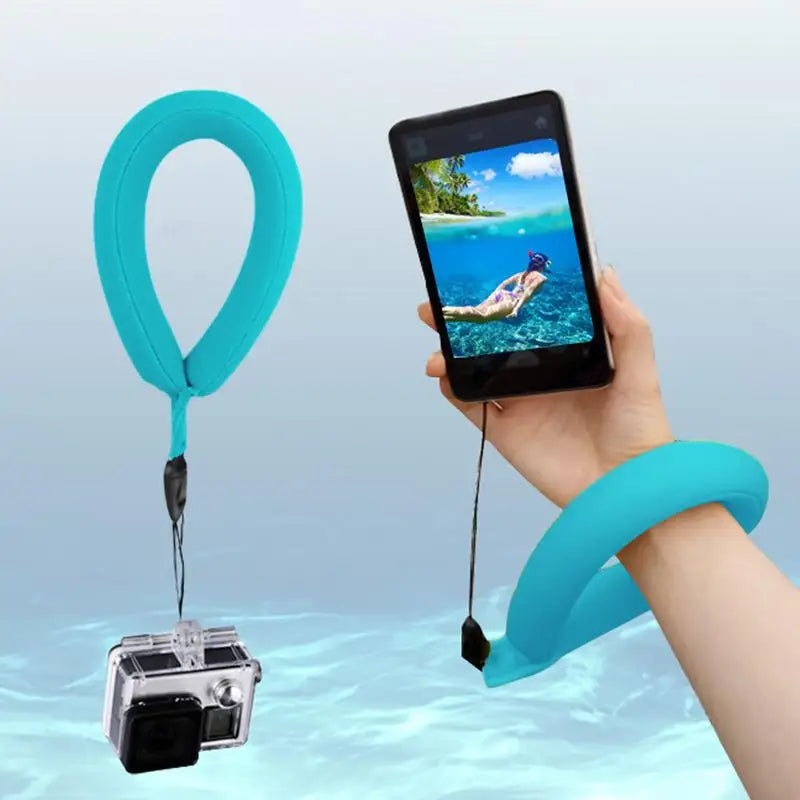 Floating Wrist Strap Waterproof Camera Universal Bright Colored Foam For Camera Cell Phone Lightweight Swimming Pool Floater Lootquake LLC