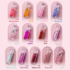 Private Label Clear Lipgloss Full Color Makeup Plumping Lip Oil Moisturizing Waterproof Lasting Lip Gloss Cosmetics Custom Bulk